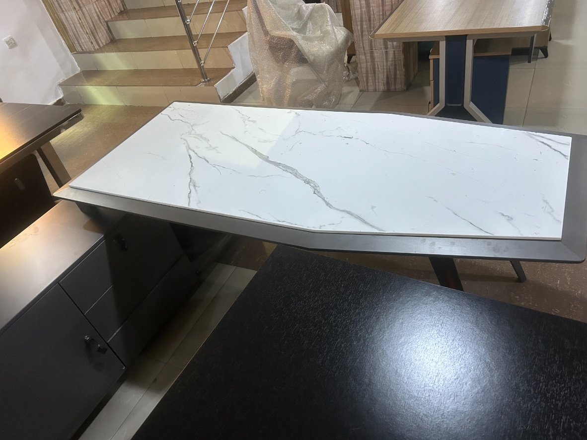 Marble Top Executive Desk Office Desk thumbnail 2