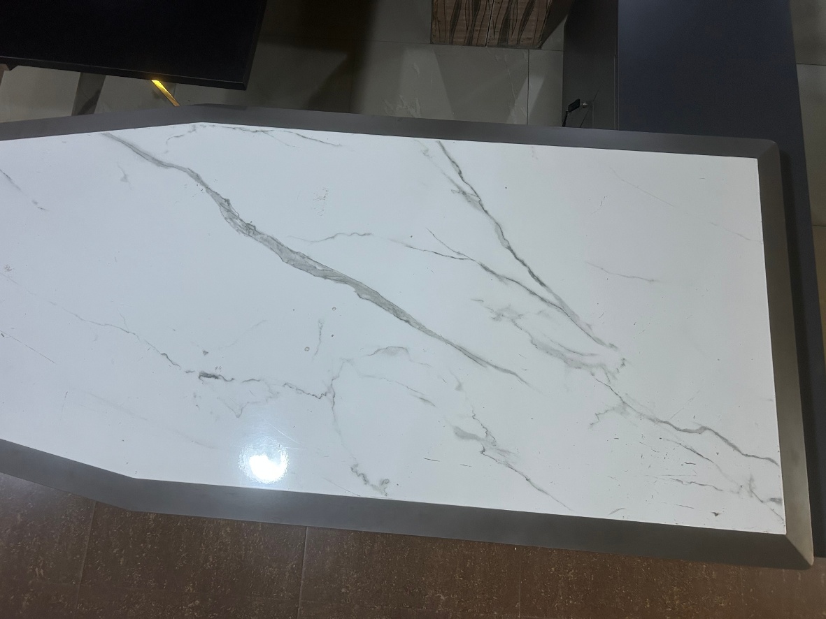 Marble Top Executive Desk Office Desk thumbnail 3