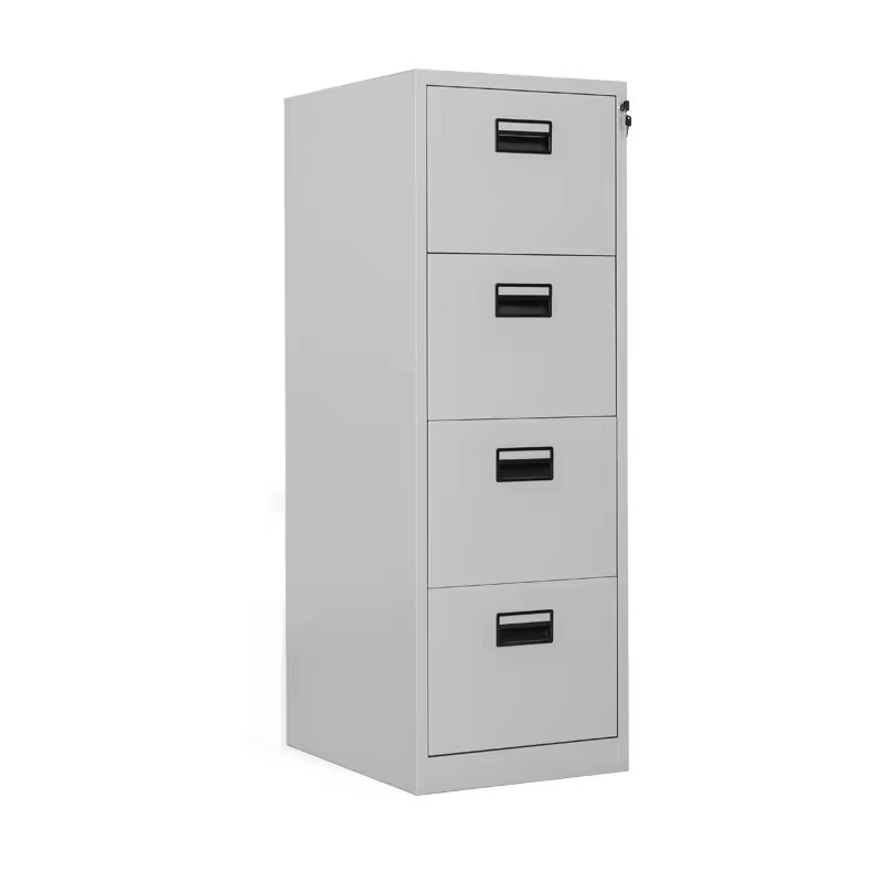 Steel Alloy Four-Drawer File Storage Cabinet Cabinets thumbnail 1