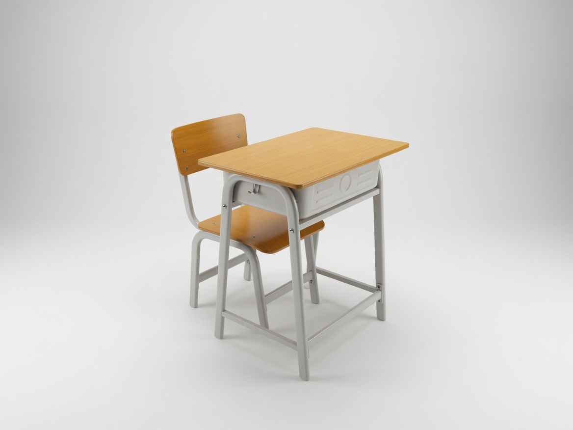 Classic Wooden Single Student... | Authentic Furniture