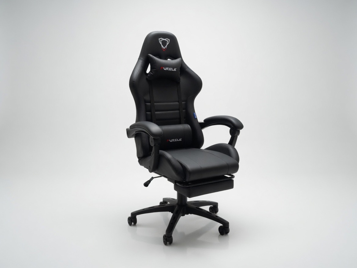 Furgle Ergonomic Gaming Chairs with Retractable Footrest Gaming Chairs thumbnail 1