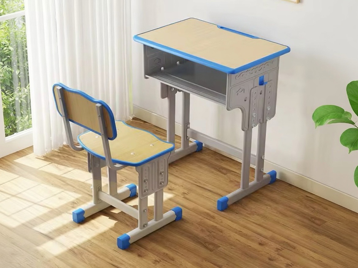Premium Adjustable Single Classroom Desk and Chair Set Student Chair thumbnail 3
