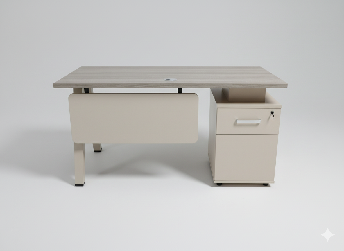 Urban Minimalist Standard Office Table Office Desk thumbnail 2