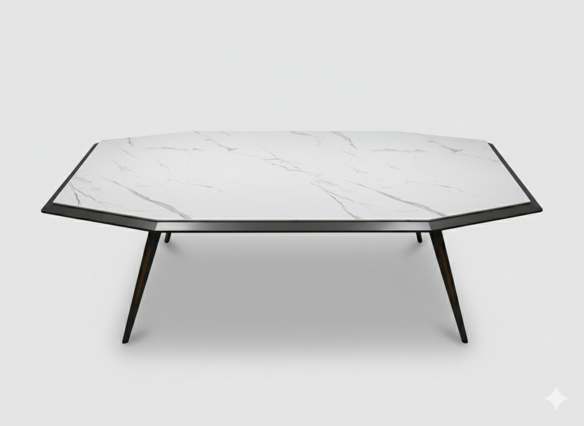 Marble Finish Standard Conference Table Office Table thumbnail 2