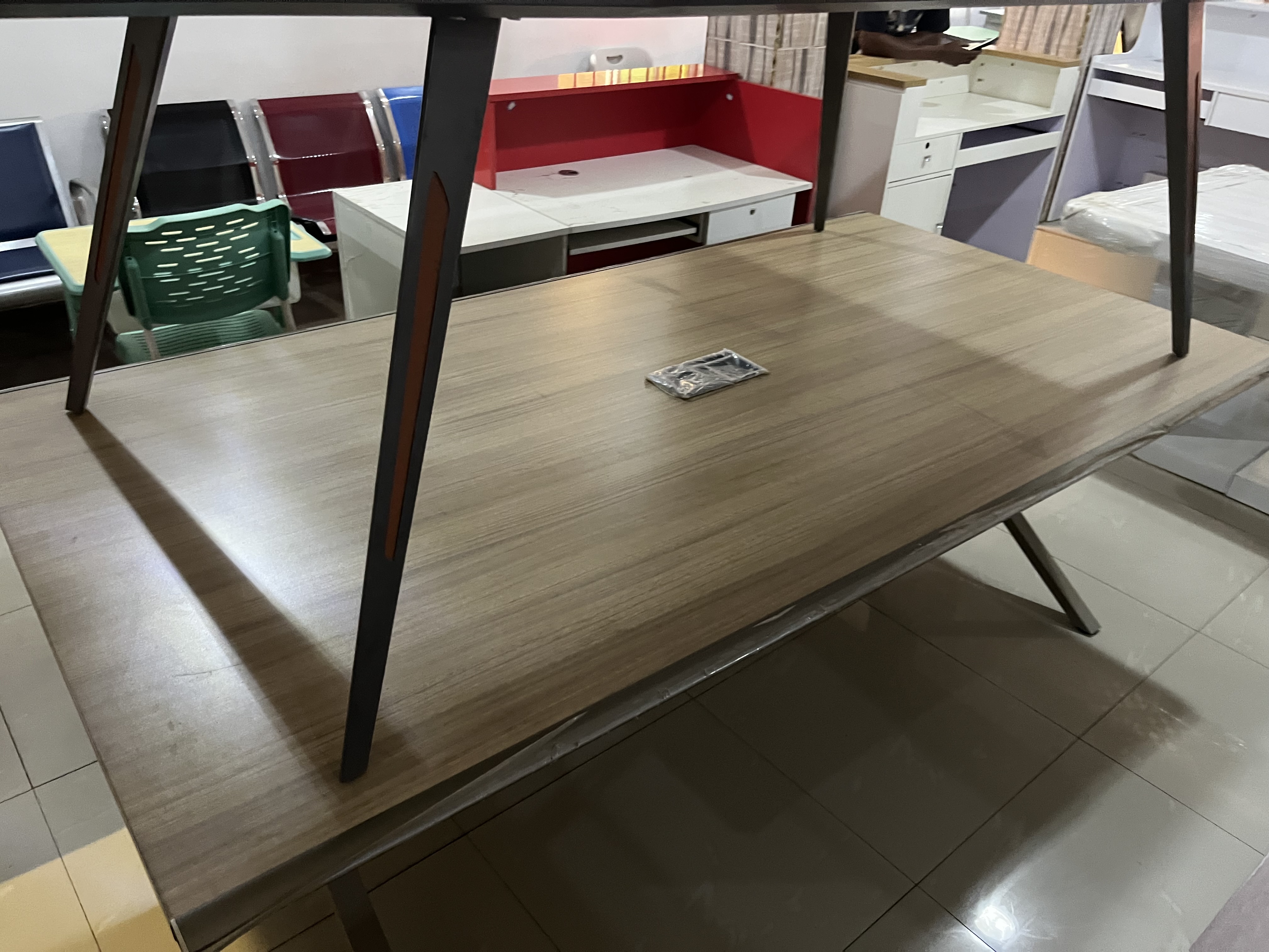 Light Wood Veneer Conference Table Conference Furniture thumbnail 2