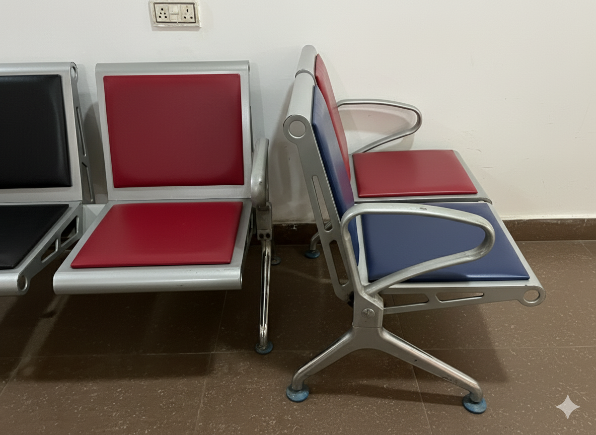 Padded Multi-Color Waiting Chair Waiting Chairs thumbnail 4