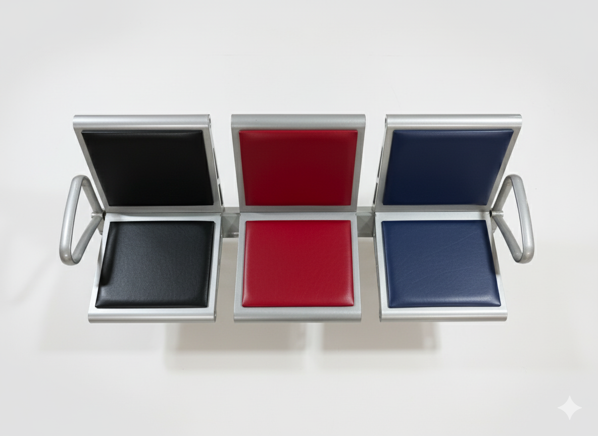 Padded Multi-Color Waiting Chair Waiting Chairs thumbnail 1