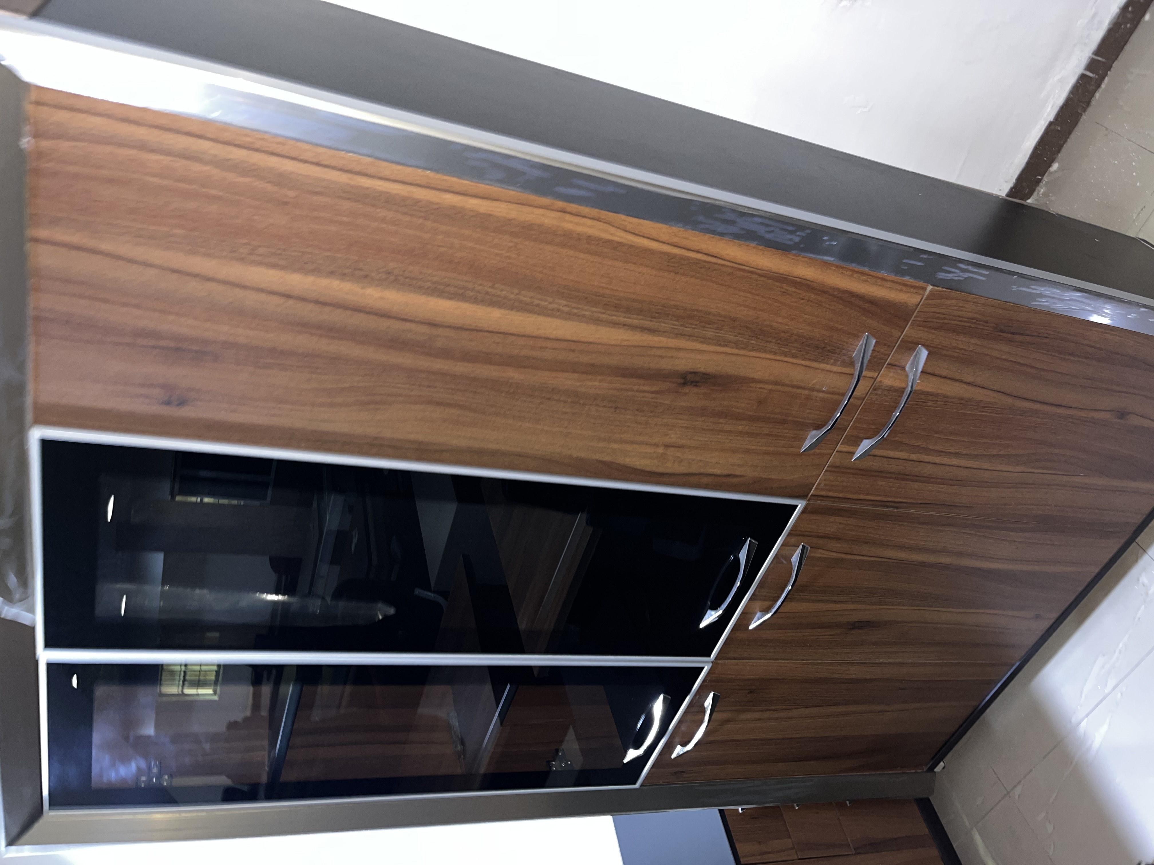  Mahogany & Metal Frame BookShelf thumbnail 1