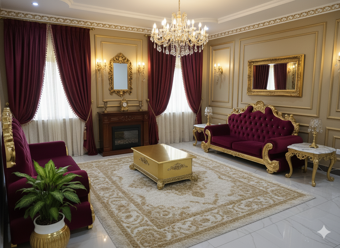 The Imperial Velvet Set Living Room thumbnail 1