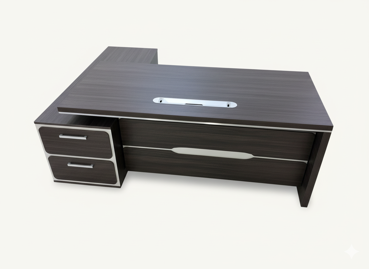 The Contemporary Executive L-Desk Office Desk thumbnail 4