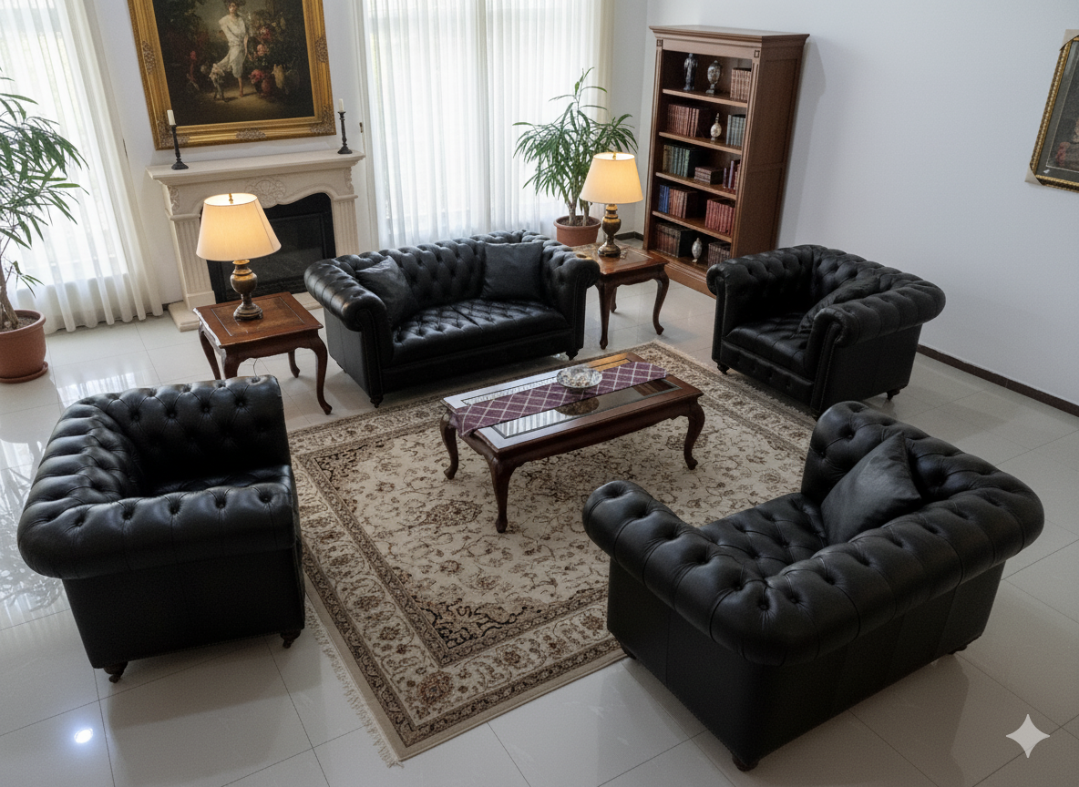 The Kensington Chesterfield Seating Collection Living Room thumbnail 1