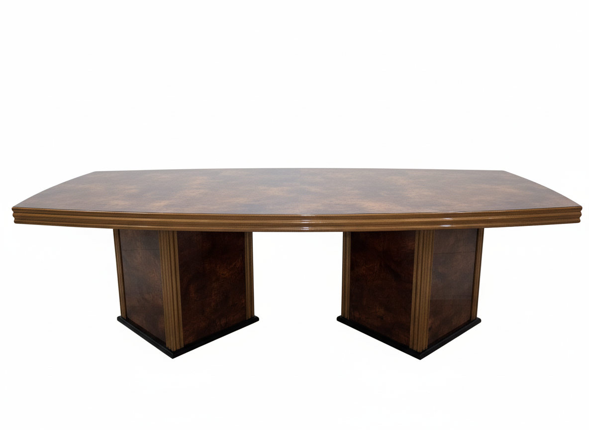 The Burlwood Pedestal Conference Table. Conference Table thumbnail 2