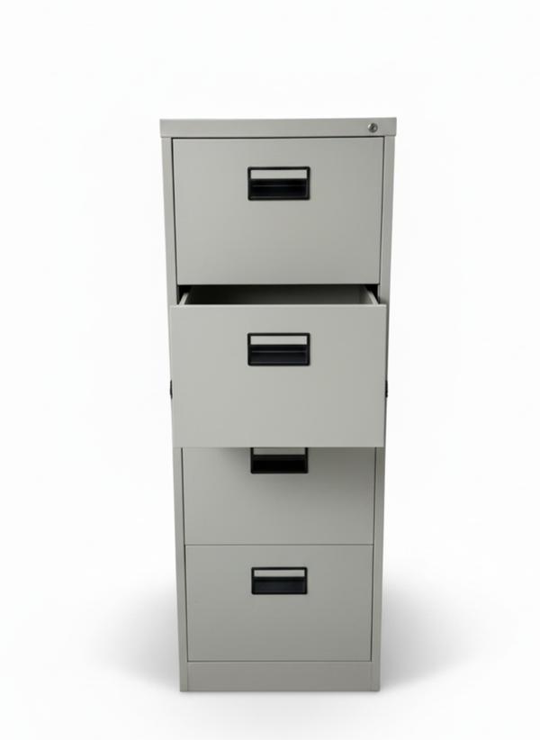 Steel Alloy Four-Drawer File Storage Cabinet