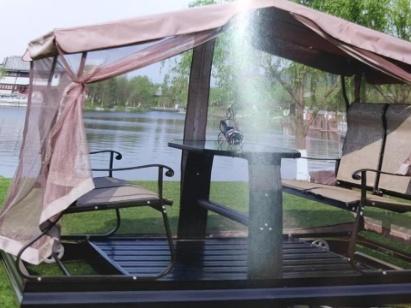 Premium Deluxe Outdoor Covered Patio Swing Set Outdoor Set - Buy in Nigeria | Authentic Furniture