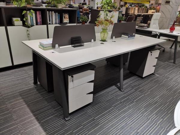 Premium Modern 4-Person Face-to-Face Collaborative Workstation Desk Workstation - Buy in Nigeria | Authentic Furniture