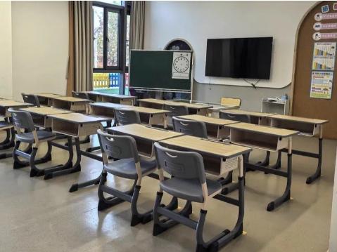 Quality Classroom Student Desk & Chair Student Chair (Alternative View) - Authentic Furniture