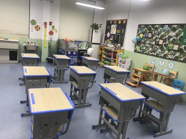 Quality Premium Adjustable Single Classroom Desk and Chair Set Student Chair (Alternative View) - Authentic Furniture