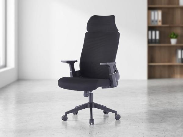 Premium Ergonomic High-Back Black Mesh Office Chair with Adjustable Headrest and Lumbar Support Office Chairs - Buy in Nigeria | Authentic Furniture