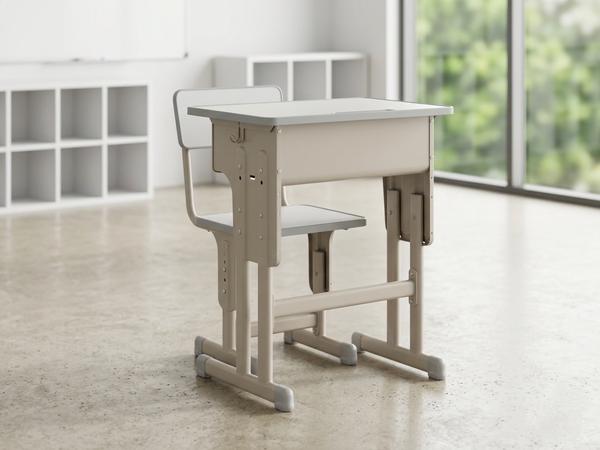 Premium Ergonomic Grey Adjustable Single Student Classroom Desk and Chair Student Chair - Buy in Nigeria | Authentic Furniture