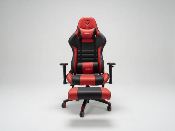 Quality Furgle Ergonomic Gaming Chairs with Retractable Footrest Gaming Chairs (Alternative View) - Authentic Furniture