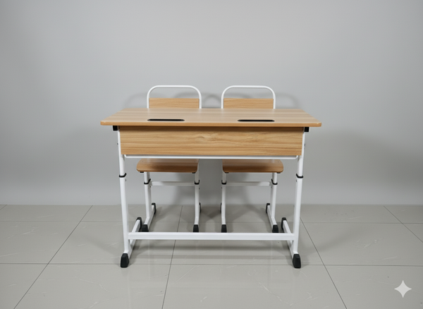 Modern Wooden Surface Student Desk Set